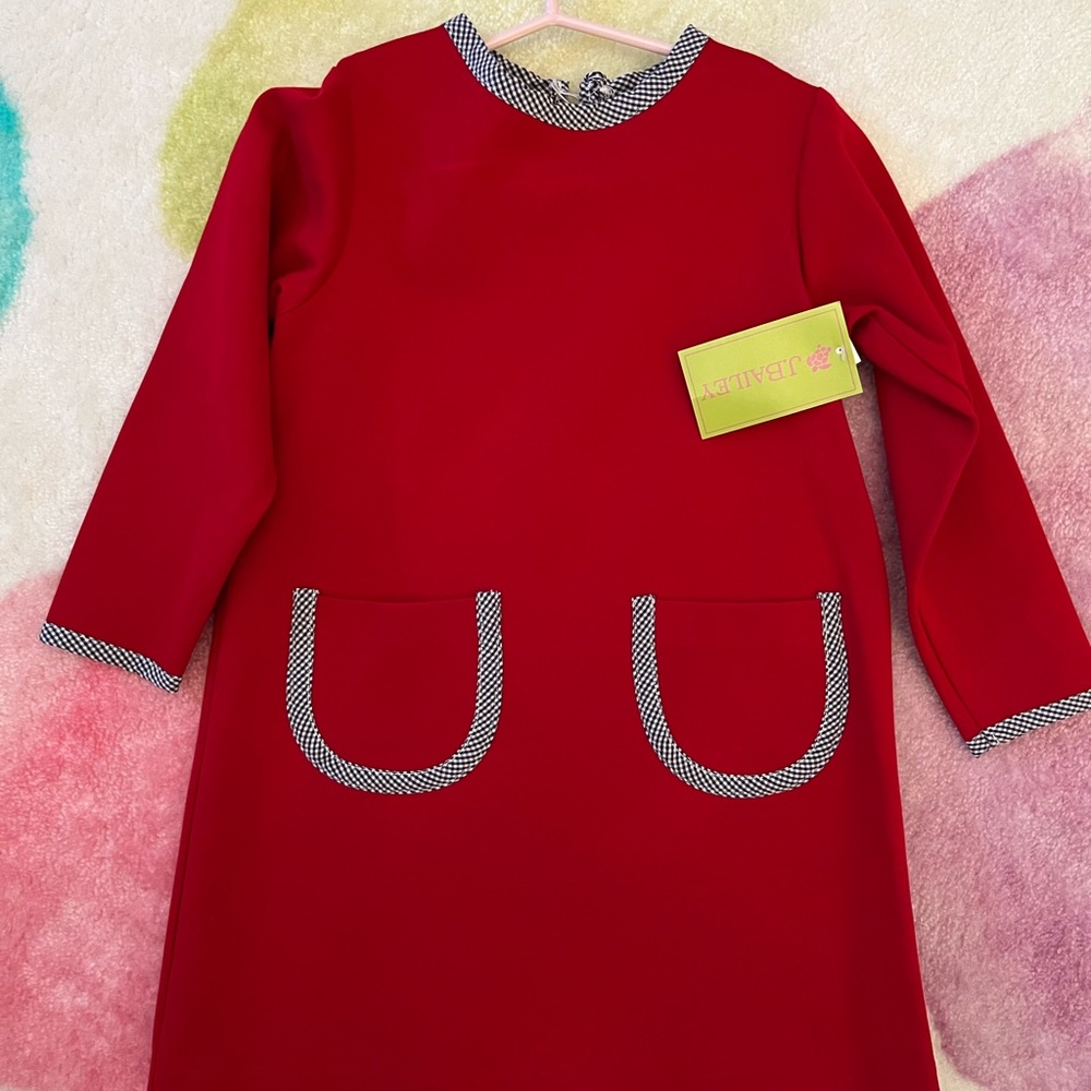 NWT girls J. Bailey Red dress! Perfect for Christmas!